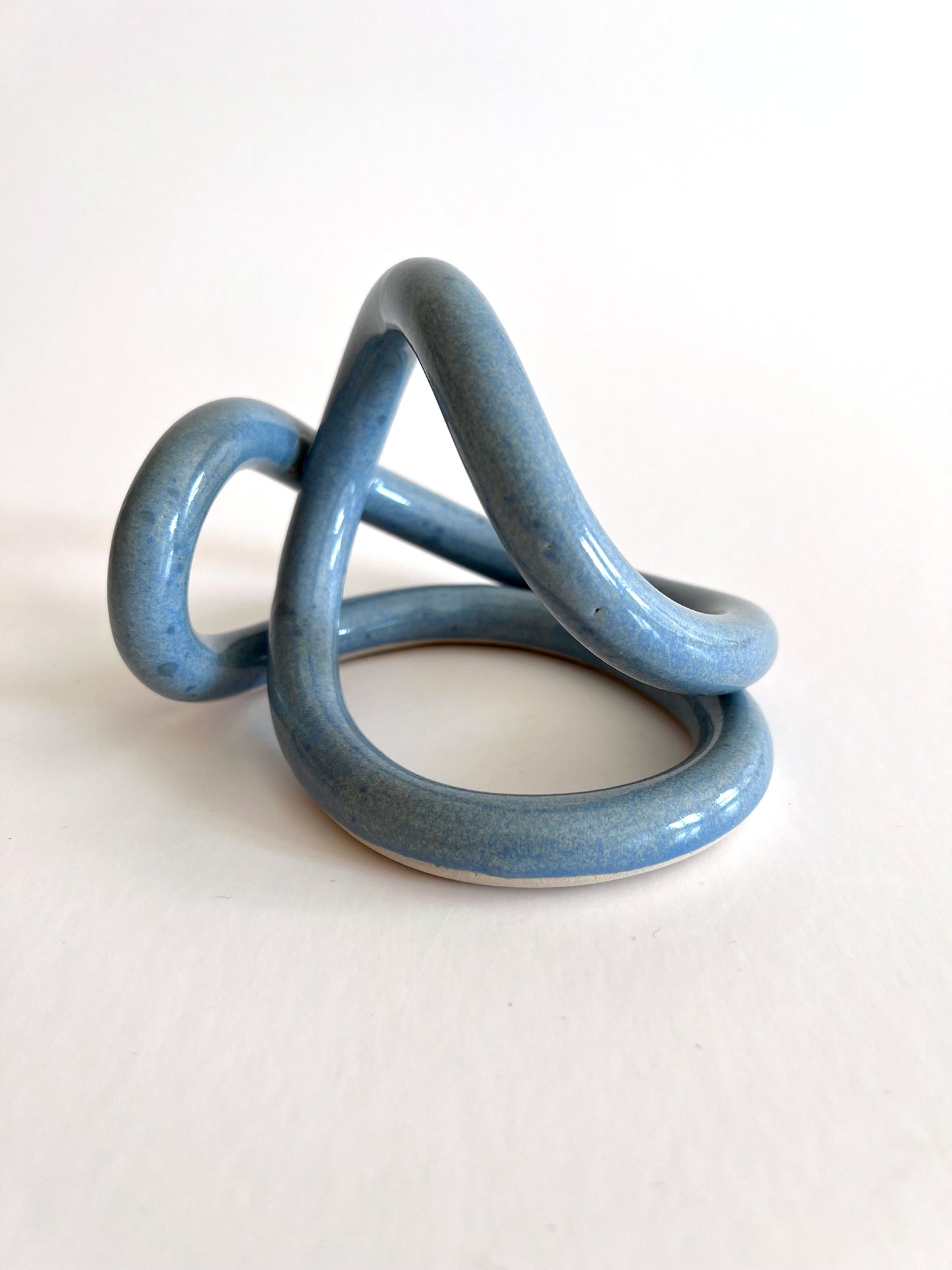 Krusedulle blank lyseblå