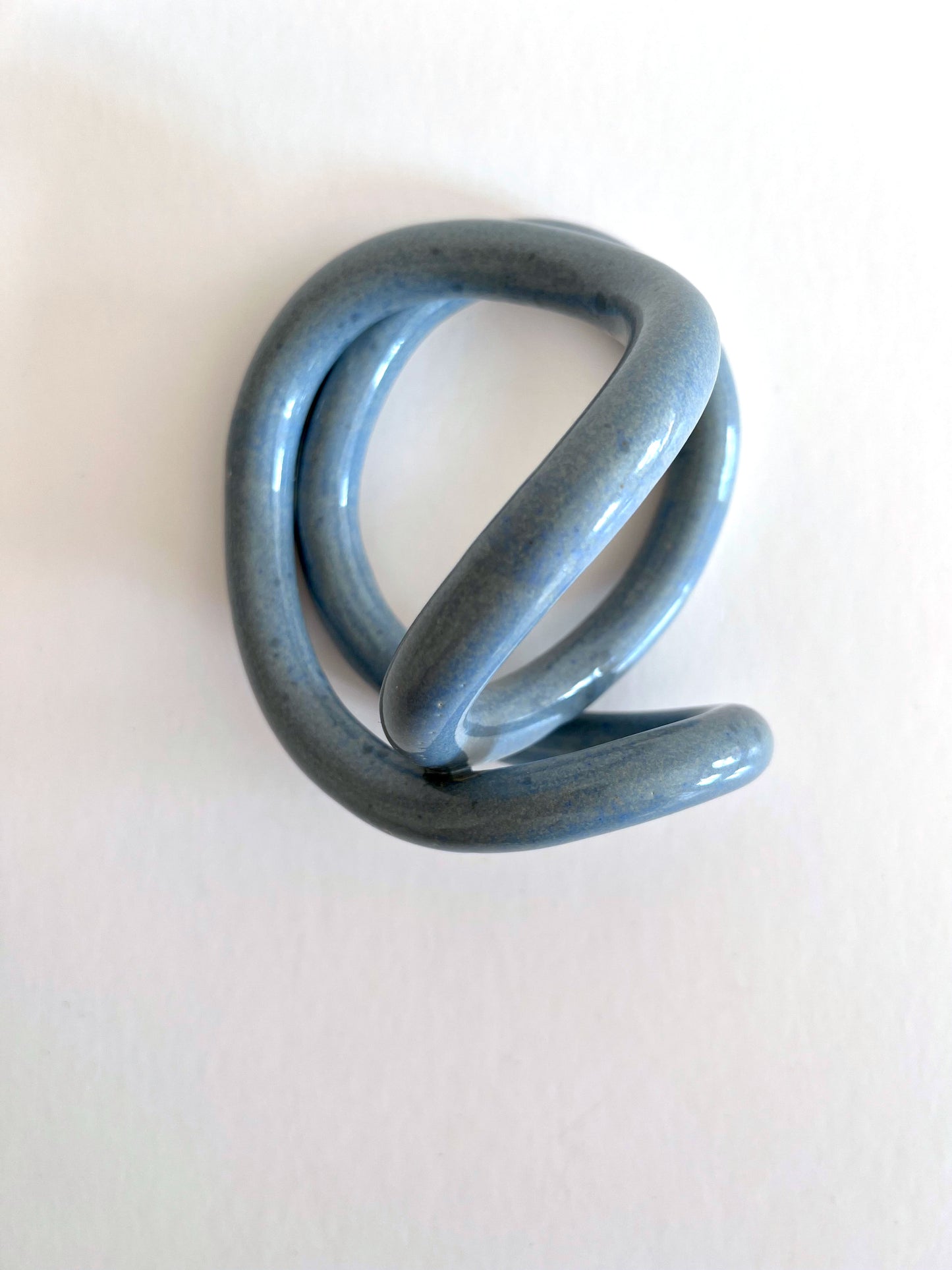 Krusedulle blank lyseblå