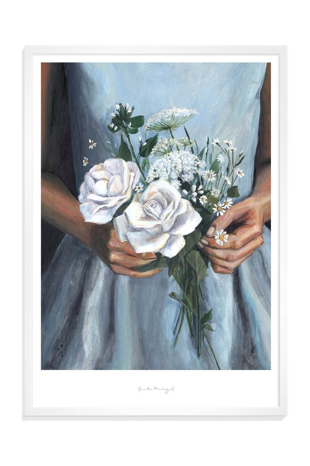 I blomst
